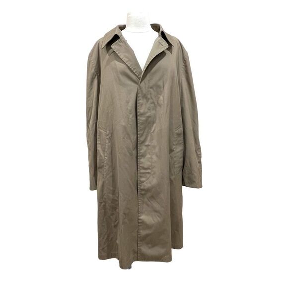 London Fog Maincoats Khaki Trench Coat with Zip Out Liner Size 46 - Picture 1 of 11